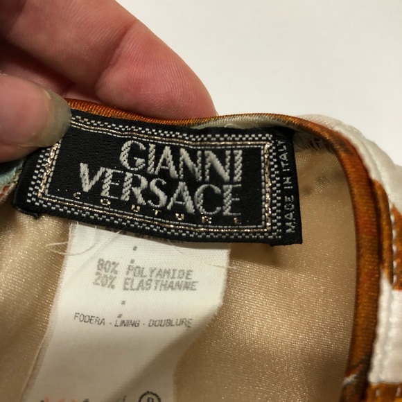 GIANNI VERSACE studded bodysuit Seashell size from S/S 1992 - Picture 8 of 16